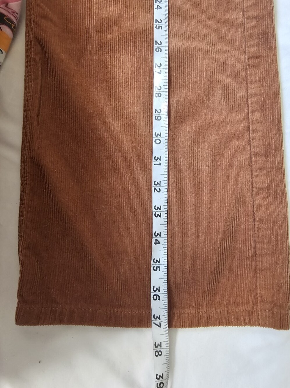 Sisstrevolution Rust Corduroy Wide Leg Pants Size 27/6 - Picture 14 of 16